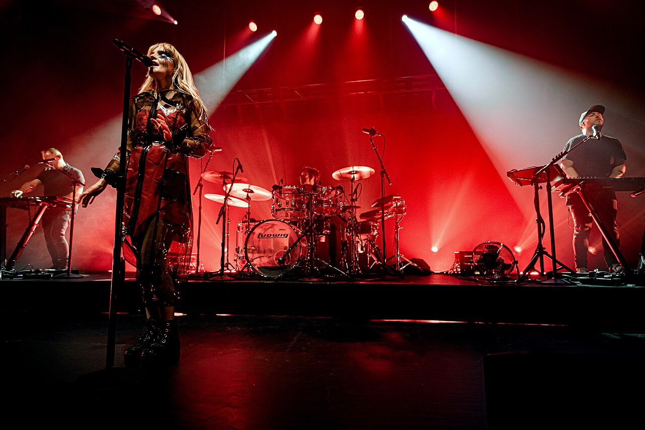CHVRCHES performing