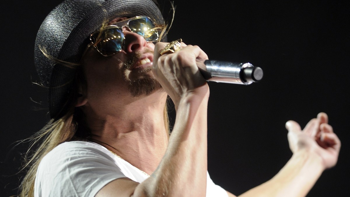 Kid Rock performing on stage