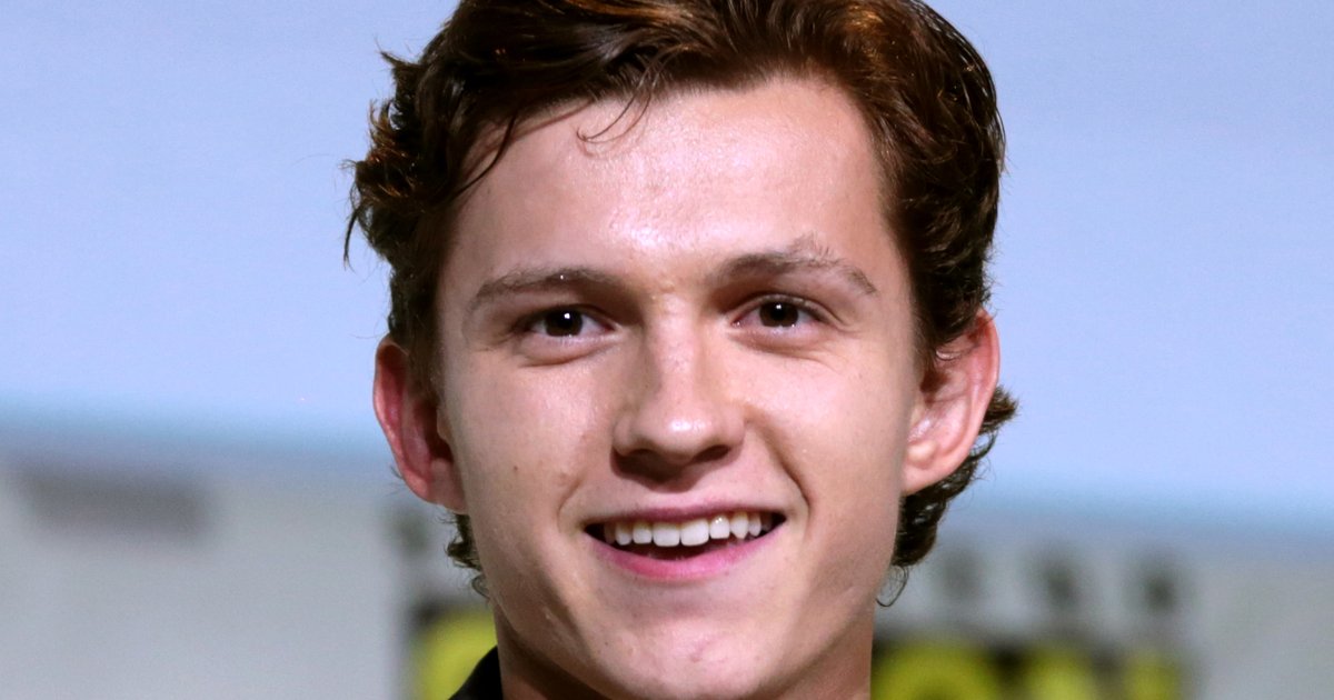 Tom Holland speaking at San Diego Comic-Con